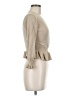 GRL Tan Long Sleeve Blouse Size M - photo 4
