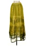Assorted Brands 100% Polyester Tropical Green Casual Skirt Size S - photo 1