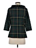 Gretchen Scott Designs Argyle Checkered-gingham Chevron-herringbone Houndstooth Plaid Green 3/4 Sleeve Blouse Size XS - photo 2