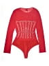 Assorted Brands 100% Nylon Red Bodysuit Size XL - photo 2