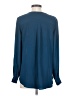 Pink Owl 100% Polyester Blue Long Sleeve Blouse Size S - photo 2