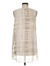 H By Halston 100% Polyester Tie-dye Ivory Sleeveless Blouse Size M - photo 2