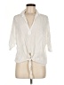 Brandy Melville Ivory 3/4 Sleeve Button-Down Shirt One size - photo 1