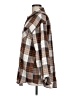 Unbranded 100% Polyester Plaid Brown Long Sleeve Blouse Size L - photo 5
