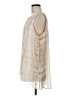 H By Halston 100% Polyester Tie-dye Ivory Sleeveless Blouse Size M - photo 5