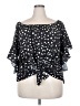 Unbranded Black Short Sleeve Blouse Size 2X - photo 1