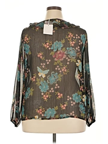 LC Lauren Conrad Long Sleeve Blouse (view 2)
