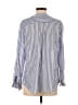 Talbots 100% Cotton Blue Long Sleeve Blouse Size M - photo 2