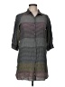 sita murt Color Block Gray 3/4 Sleeve Button-Down Shirt Size EU (FR) 38 / US 6 - photo 1