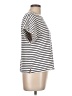 Chico's Stripes Ivory Short Sleeve T-Shirt Size Lg (2) - photo 4
