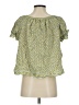 Max Studio Green Short Sleeve Blouse Size S - photo 2