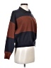 Zara Color Block Brown Pullover Sweater Size S - photo 4
