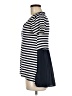 Eri + Ali Stripes Ivory Short Sleeve Top Size M - photo 5