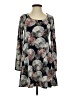 Hand Jive Print Gray Casual Dress Size XS - photo 1