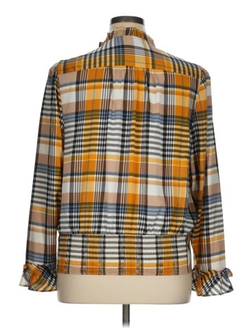 Karl Lagerfeld Paris Long Sleeve Blouse (view 2)
