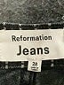 Reformation Jeans Stripes Black Jeans Size 28 waist - photo 7