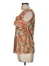 DKNY Jeans 100% Nylon Orange Sleeveless Blouse Size M - photo 5