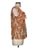 DKNY Jeans 100% Nylon Orange Sleeveless Blouse Size M - photo 4