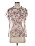 MISA Los Angeles 100% Polyester Pink Short Sleeve Blouse Size S - photo 1