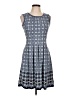 Max Studio Argyle Blue Casual Dress Size L (estimated) - photo 1