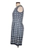 Max Studio Argyle Blue Casual Dress Size L (estimated) - photo 5
