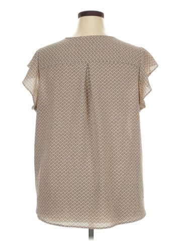 Adrianna Papell Short Sleeve Blouse (view 2)