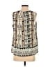 Ecru 100% Viscose Ivory Sleeveless Blouse Size M - photo 2