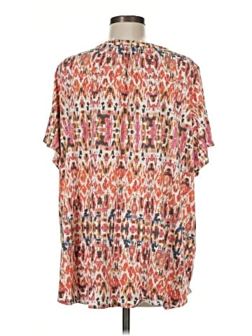 Rose + Olive Short Sleeve Blouse (view 2)