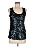 Calvin Klein 100% Nylon Black Sleeveless Top Size M (petite) - photo 1
