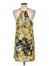 Peppermint 100% Polyester Tropical Yellow Casual Dress Size L - photo 2