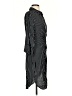 Three Dots Stripes Black Casual Dress Size S - photo 4