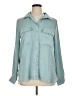 MELLODAY 100% Polyester Solid Teal Long Sleeve Blouse Size XL - photo 1