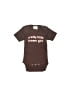 Assorted Brands Graphic Brown Short Sleeve Onesie Size Newborn - photo 1