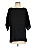 St. John 100% Polyester Black 3/4 Sleeve Blouse Size S - photo 1