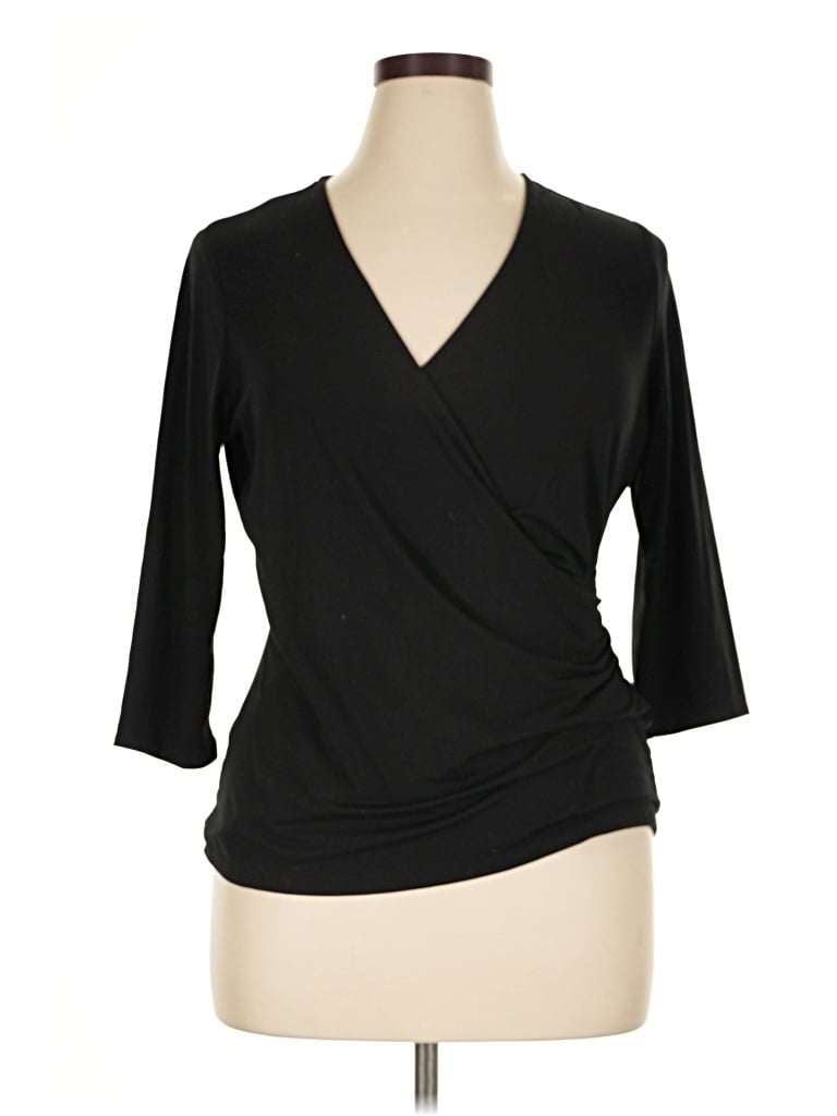Pre-owned Candies Candie's 3/4 Sleeve T-shirt In Black