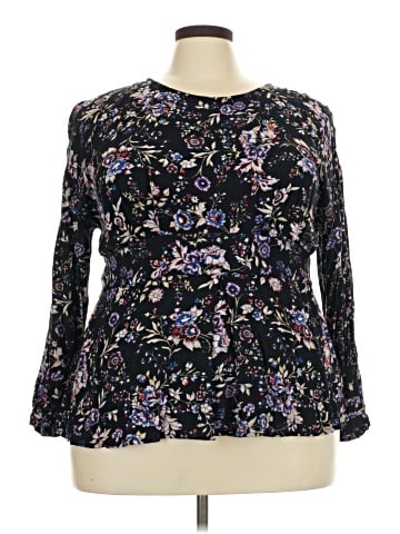 Lane Bryant Long Sleeve Blouse (view 1)