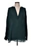 Vince. 100% Silk Teal Long Sleeve Silk Top Size M - photo 1