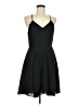 Express 100% Polyester Solid Black Cocktail Dress Size 8 - photo 1