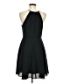 Express 100% Polyester Solid Black Cocktail Dress Size 8 - photo 2