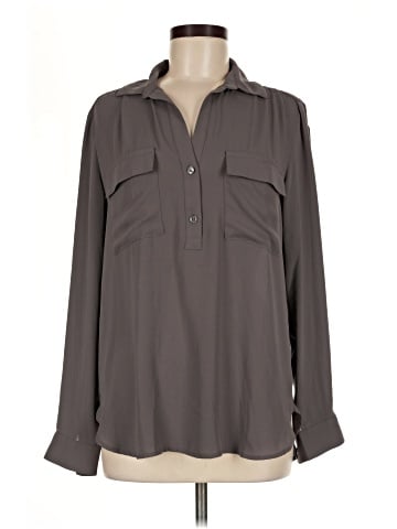 Ann Taylor Long Sleeve Blouse (view 1)