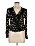 Mi ami 100% Rayon Black Long Sleeve Blouse Size M - photo 1