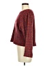 Zara W&B Collection Tweed Red Pullover Sweater Size M - photo 5