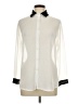 Astrid 100% Polyester Ivory Long Sleeve Blouse Size L (estimated) - photo 1
