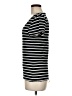 Max Studio Stripes Black Short Sleeve T-Shirt Size M - photo 5