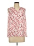 Talbots 100% Cotton Red Sleeveless Blouse Size L - photo 1