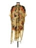 Woven Heart 100% Polyester Yellow Kimono Size M - photo 2