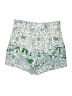 Zimmermann Paisley Blue Green Shorts Size 8 (2) - photo 2