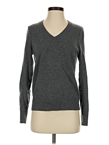Aqua Cashmere Pullover Sweater (view 1)