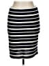 Max Studio Stripes Black Ivory Casual Skirt Size L - photo 1