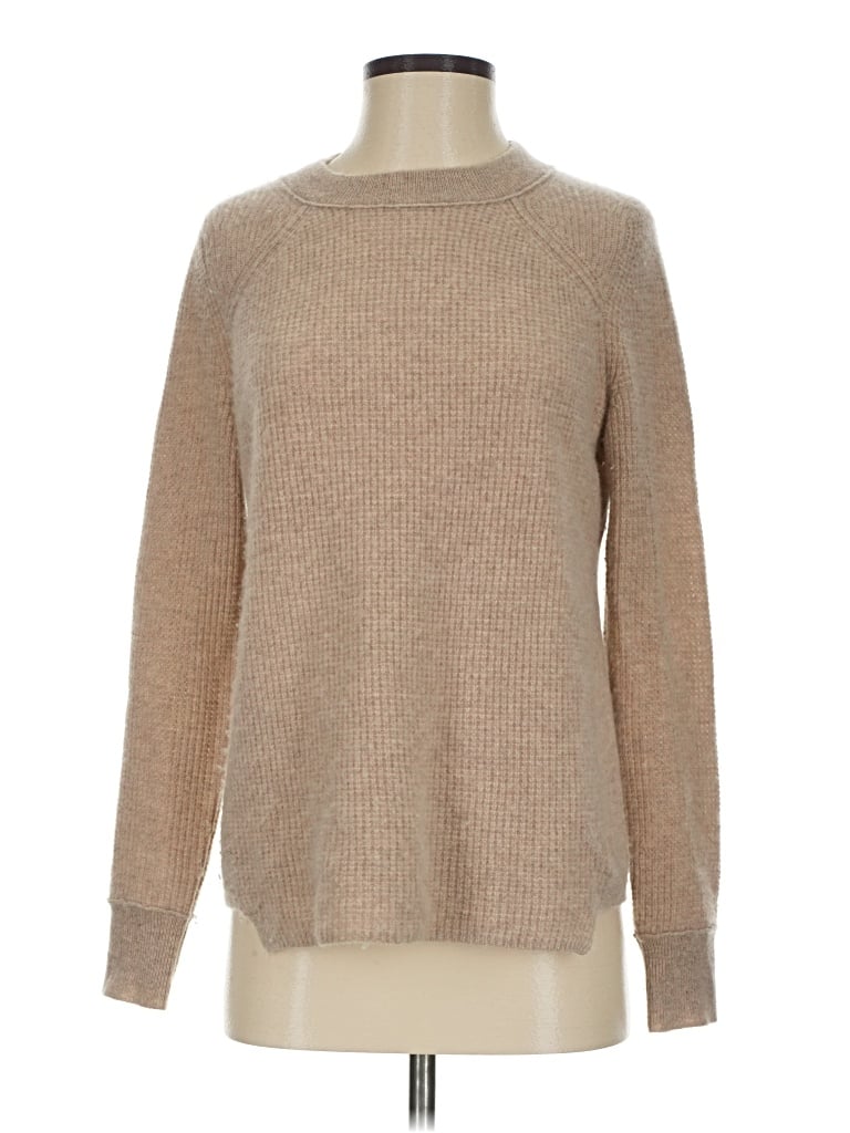 Pre-owned White + Warren Pullover Sweater In Tan